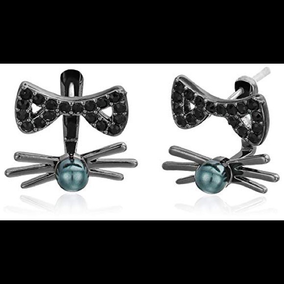 Kate Spade ♠️ NWT Black Cat Ear Jacket Earrings - Picture 4 of 7